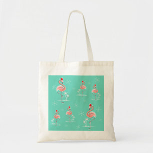 Sac fourre-tout de Flamant rose de Noël
