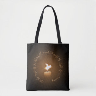 Sac fourre-tout de flamme de chandelle de cochon v