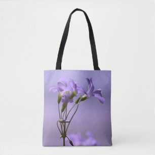 Sac fourre-tout de fleurs violettes