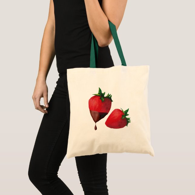Sac fourre-tout de fraises (Devant (produit))
