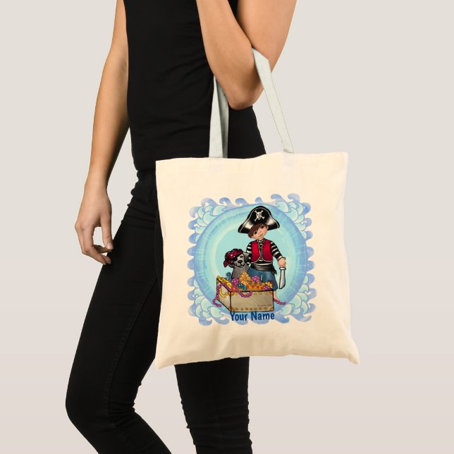 Sac fourre-tout de garçon pirate (Devant (produit))