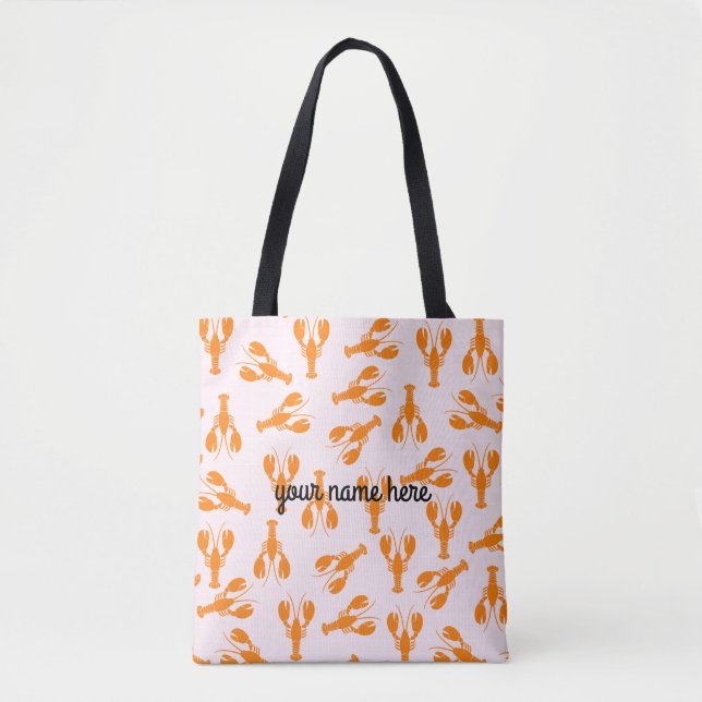 Sac fourre-tout de homard personnalisé (Devant)