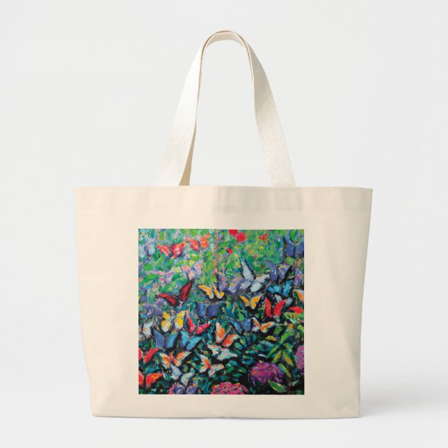 Sac fourre-tout de jardin papillon (Devant)