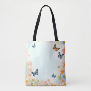 Sac fourre-tout de jardin papillon