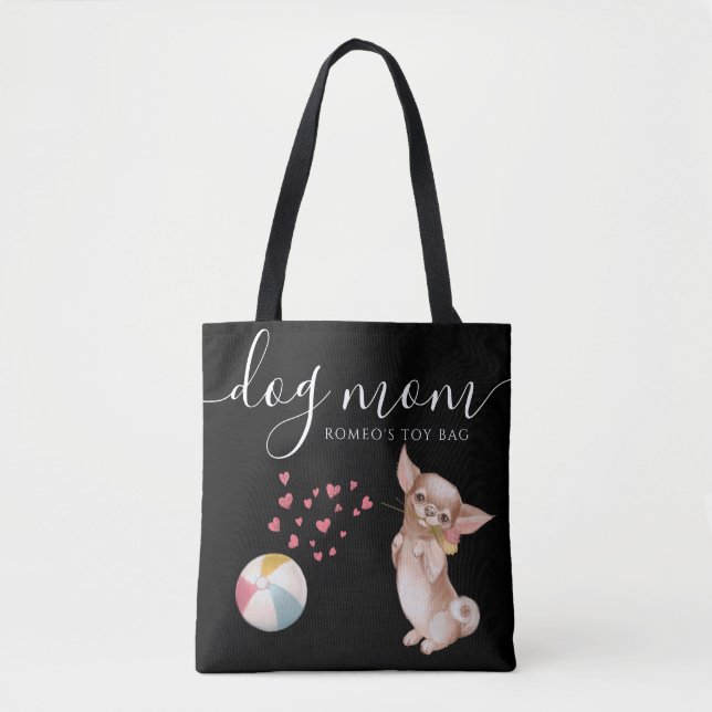 Sac fourre-tout de jouets pour maman de chien (Devant)