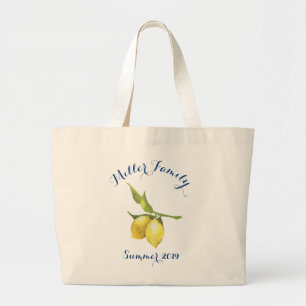 Sac fourre-tout de la famille citron