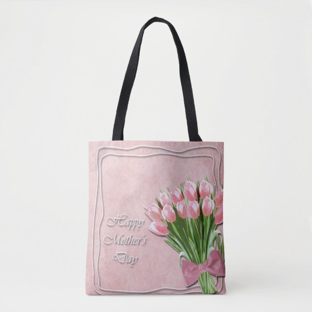 Sac fourre-tout de la fête des mères de Tulipes ro (Devant)
