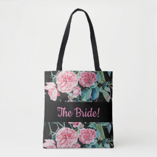 Sac fourre-tout de la mariée Mariage Rose rose noi