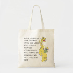 Sac fourre-tout de la Pâque Baruchiosaurus Dinosa