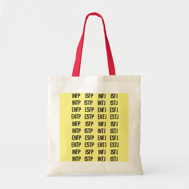 SAC FOURRE-TOUT de la personnalité MBTI (Devant)