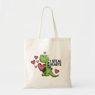 Sac fourre-tout de la Saint Valentin Dinosaur, Sac