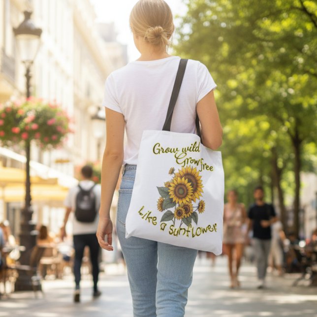 Sac fourre-tout de la sérénité des tournesols (Créateur téléchargé)
