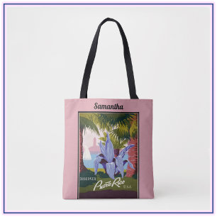 Sac fourre-tout de l'affiche Vintage voyage Porto 