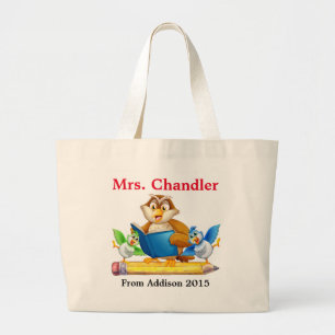 Sac fourre-tout de l'enseignant de mignonne Bird a