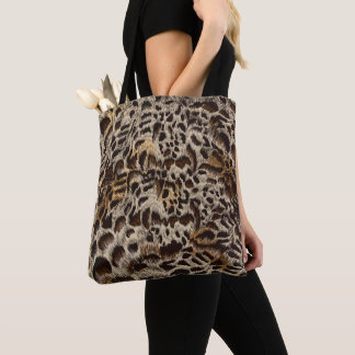 Sac fourre-tout de Leopard de fourrure
