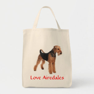 Sac fourre - tout de l'épicerie Airedale Terrier P