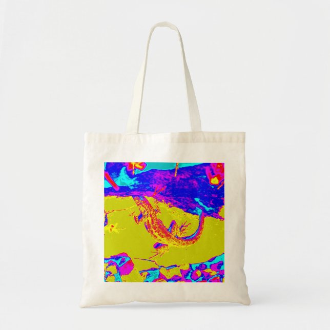 sac fourre-tout de lézard coloré (Devant)