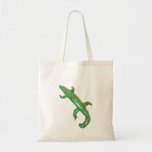 sac fourre-tout de lézard vert