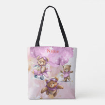 Sac fourre-tout de l'ours en peluche