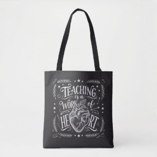 Sac fourre-tout de luxe pour enseignant avec impre