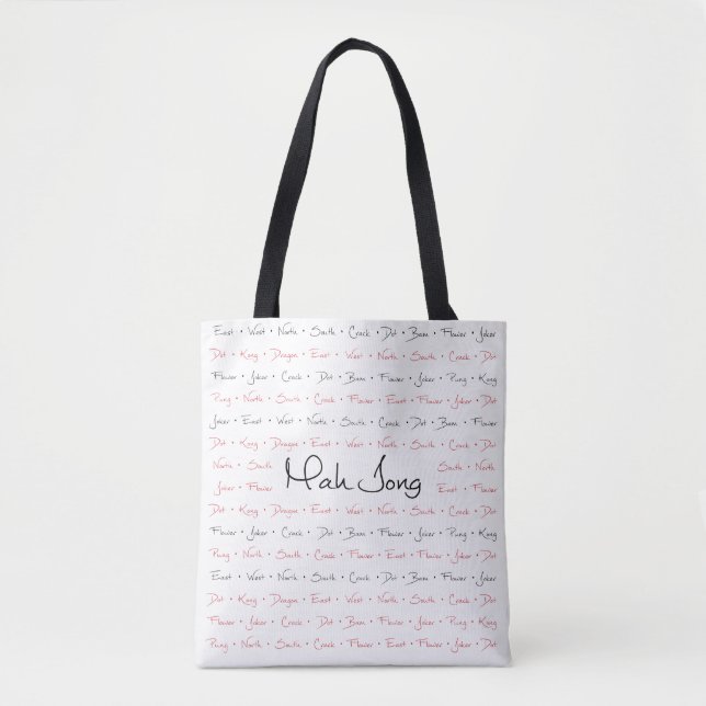Sac fourre-tout de Mah Jongg (Devant)