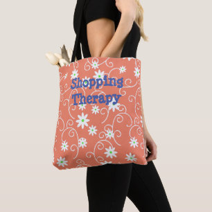 Sac fourre-tout de marguerites florales blanches