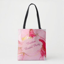 Sac fourre-tout de mariage personnalisé