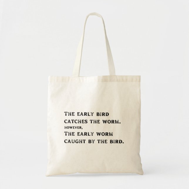 Sac fourre-tout de mode de gobelin drôle de phrase (Devant)