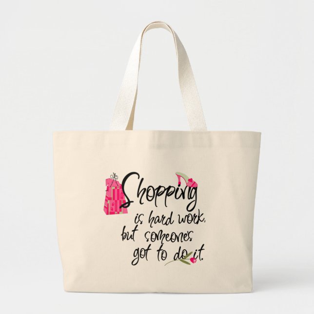 Sac fourre-tout de mode rose foncé (Devant)