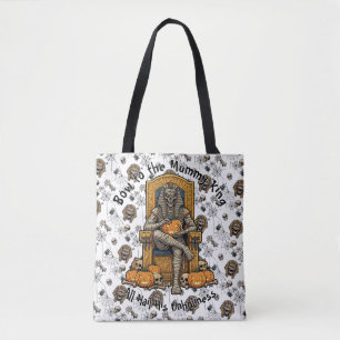 🤍 Sac fourre-tout de mommy Pharaoh blanc 👑 🎃