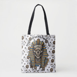 🤍 Sac fourre-tout de mommy Pharaoh blanc 👑 🎃