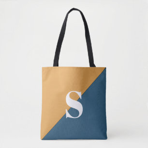 Sac fourre-tout de Monogramme bleu de la marine mo