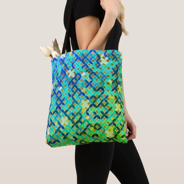 Sac fourre-tout de mosaïque méditerranéenne (De près)