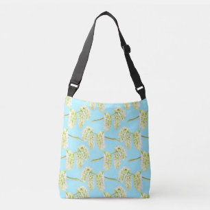 Sac fourre-tout de motif d'aquarelle de saule vert