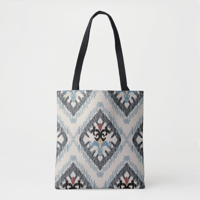 Sac fourre-tout de Motif de diamant géométrique -  (Devant)