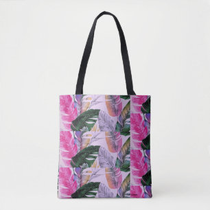Sac fourre-tout de Motif d'impression Tropical