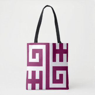 Sac fourre-tout de Motif géométrique clé grecque