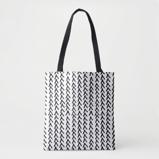 Sac fourre-tout de Motif tribal de Black Rustic (Devant)