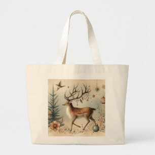 Sac fourre-tout de Noël de la forêt de Deer Buck