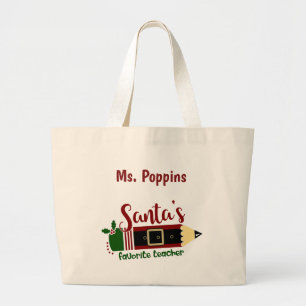 Sac fourre-tout de Noël de l'enseignant