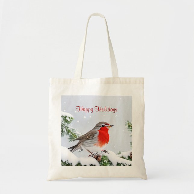 Sac fourre-tout de Noël Red Robin (Devant)