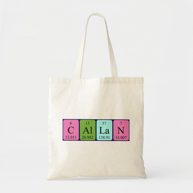 Sac fourre-tout de nom de table périodique Callan (Devant)