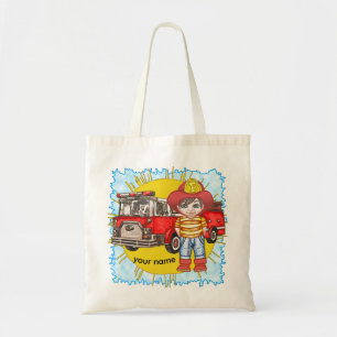 Sac fourre-tout de nom personnalisé Little Firefig