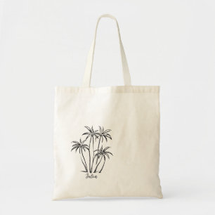 Sac fourre-tout de palmiers pour Beach Bachelorett