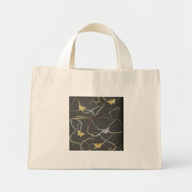 Sac fourre-tout de papillons flottants (Devant)