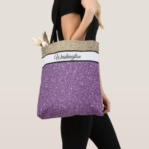 Sac fourre-tout de Parties scintillant Washington 