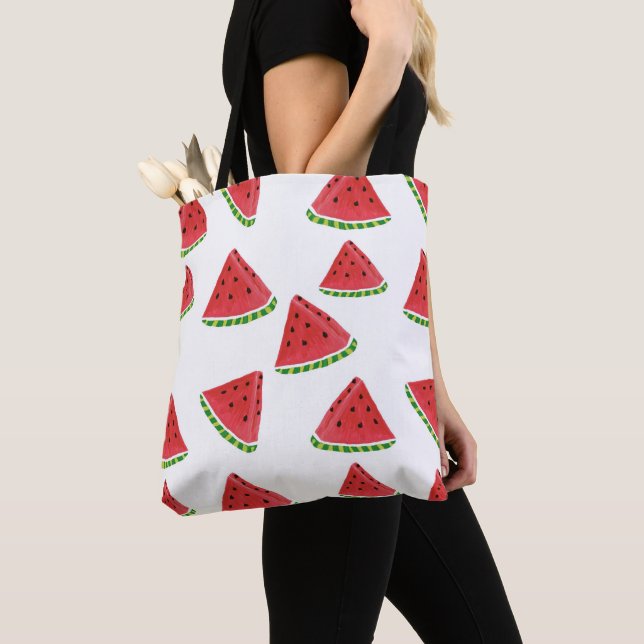 Sac fourre-tout de pastèque (De près)