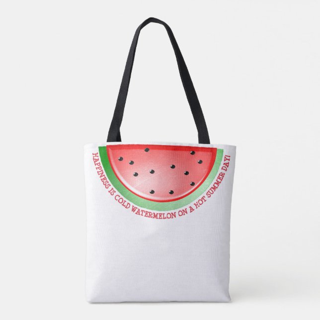 Sac fourre-tout de pastèque mignonne (Dos)