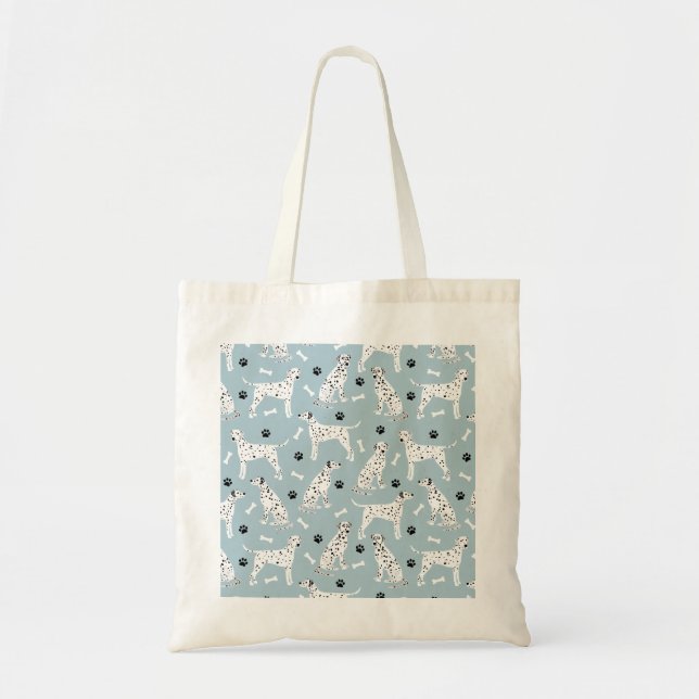 Sac fourre-tout de pattes et d'os dalmate (Devant)
