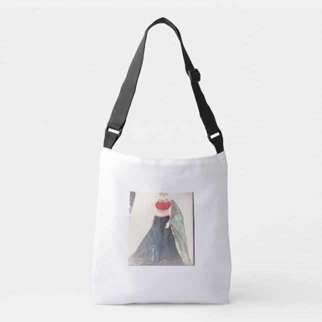 sac fourre-tout de peinture à la main (Devant)